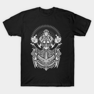 GODDESS OF DARKNESS Black and White T-Shirt